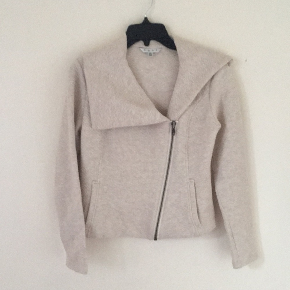 Buff/cream cotton motorcycle jacket from CAbi